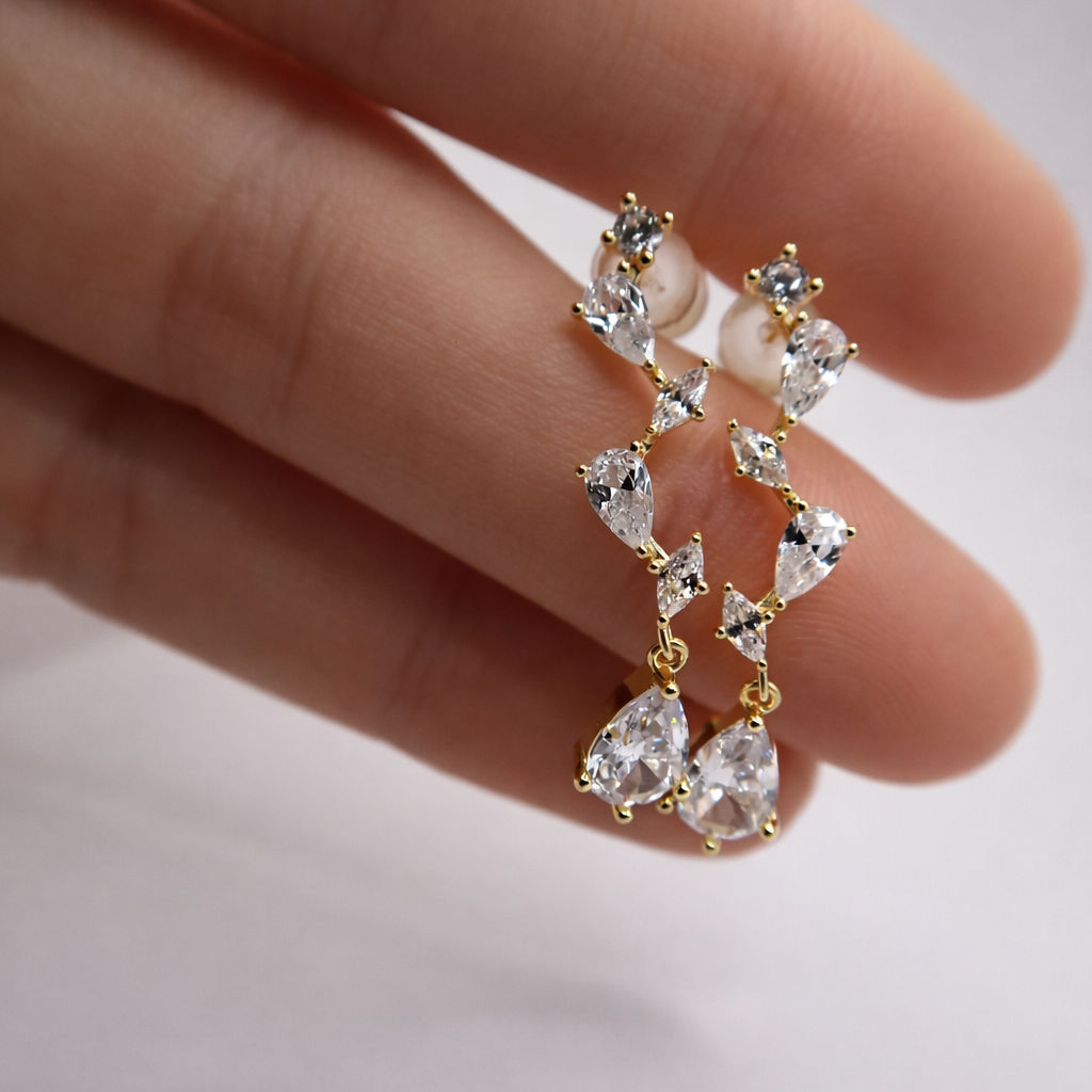 Star Drop Earrings