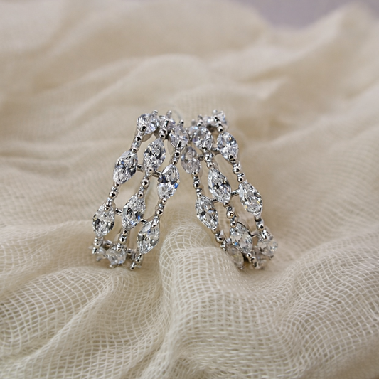Crystal Cascade Earrings