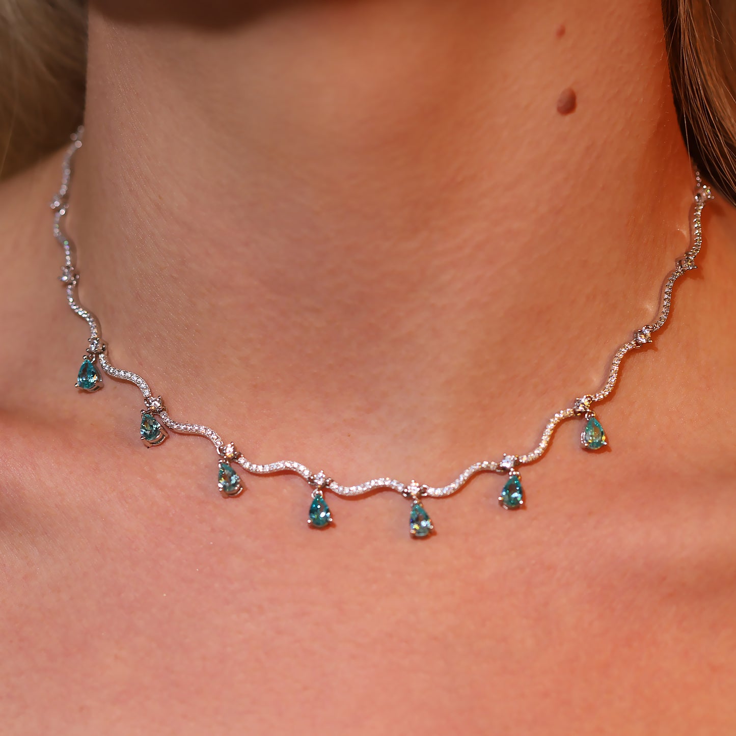 Premium collection Ocean Ripple Necklace